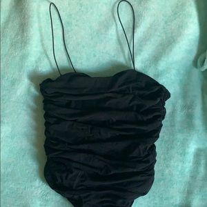 Sexy black bodysuit